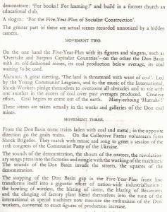 The Film Society Programme: Enthusiasm, or the Symphony of the Don Basin, Libretto Enthusiasm