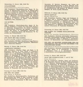 Österreichisches Filmmuseum Wien: Wertow, Eisenstein, Dowschenko, Pudowkin, Kosintzew & Trauberg, Ekk, Renoir, Franju