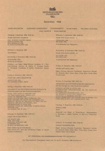 Österreichisches Filmmuseum Wien: Dezember 1968