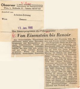 Das Jännerprogramm des Filmmuseums: Von Eisenstein bis Renoir