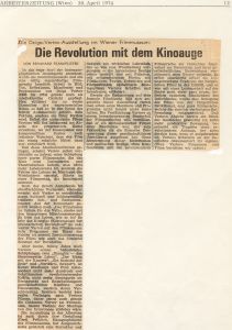 Die Revolution mit dem Kinoauge