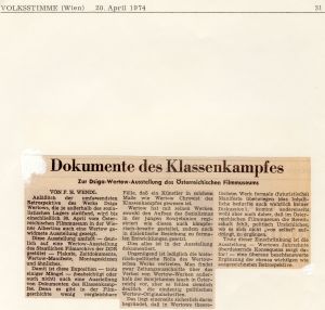 Dokumente des Klassenkampfes