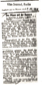 Der Mann mit der Kamera