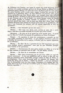 Le debat est ouvert sur L'homme à la camera