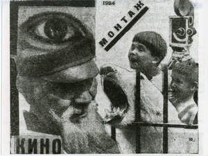 Fotomontage zum Film "Kino-Glaz"