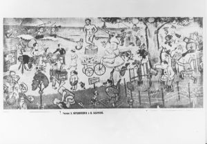 Caricature on the 1st May