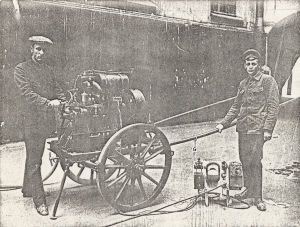 Wanderkino, mobiler Dieselelektrogenerator