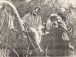 Aufnahmearbeiten zu Kinoglaz, bei Kopalin auf dem Dorf