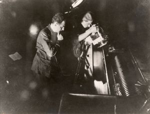 Aufnahmearbeiten zu "Odinnadcatyj" mit Kamera