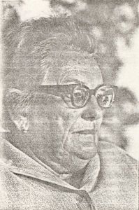 Svilova, Porträt mit Brille