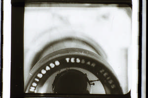 Kameraobjektiv senkt sich