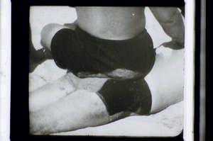 Strand, zwei Männer