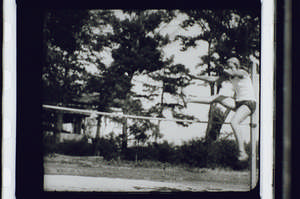 Hochsprung Frau rechts