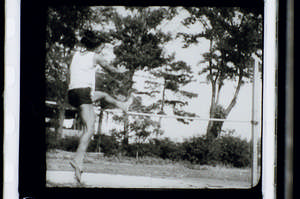 Hochsprung Frau links