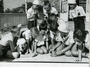 Pioniere mit Schildkröte