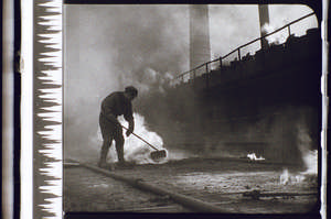 Arbeiter mit brennender Schlacke Motiv 6